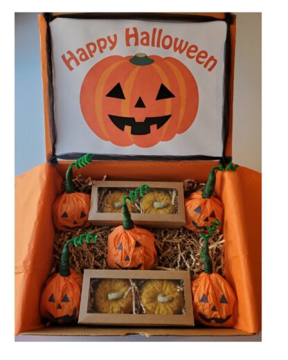 Happy Halloween Pumpkin Gift Box